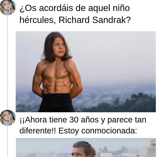 El pequeño Hércules tiene 26 años y se ve muy diferente